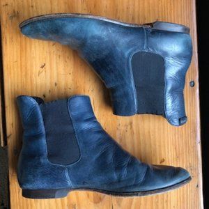 Camper shoes blue Chelsea boots